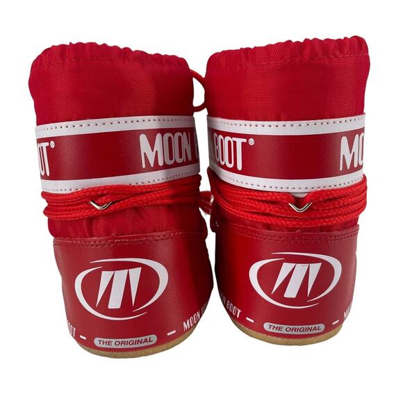 Moon Boots Mini in Red Toddler Kids Size EU 19/22 - Picture 9 of 9